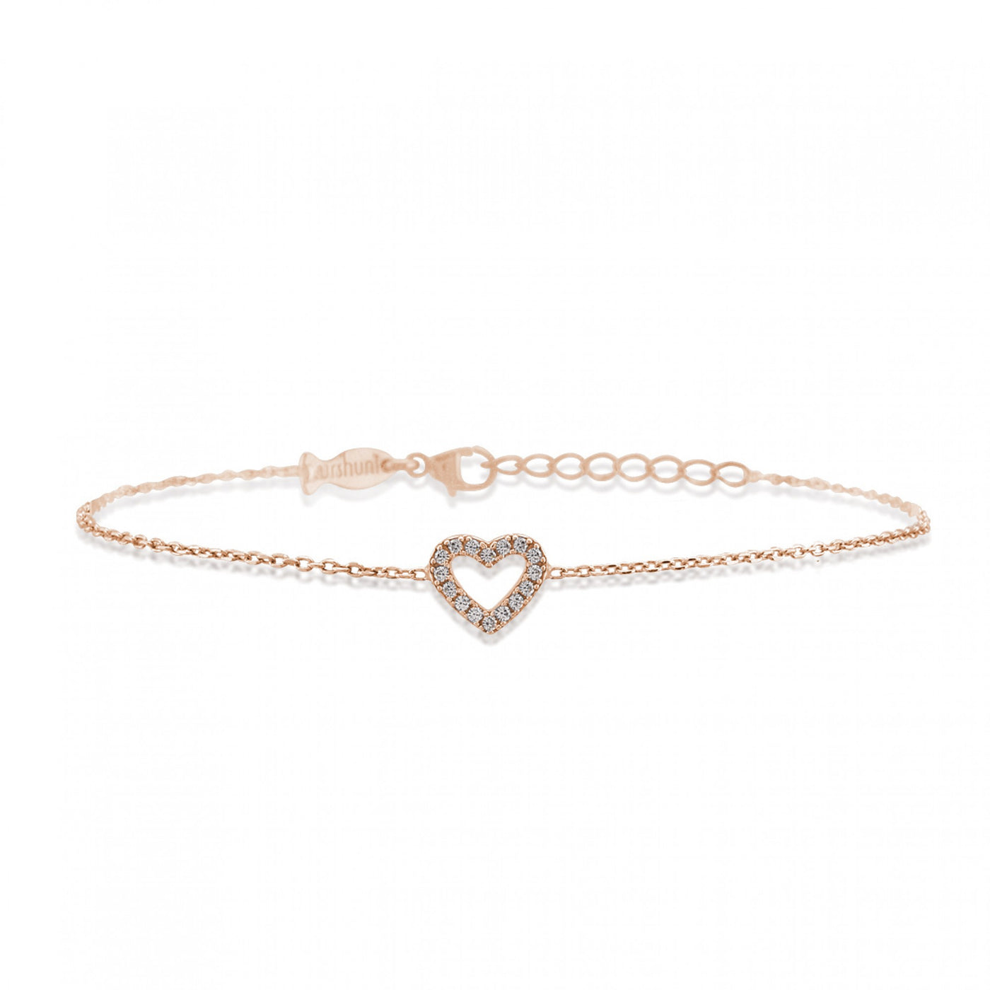 BRACCIALE CUORE E ZIRCONI