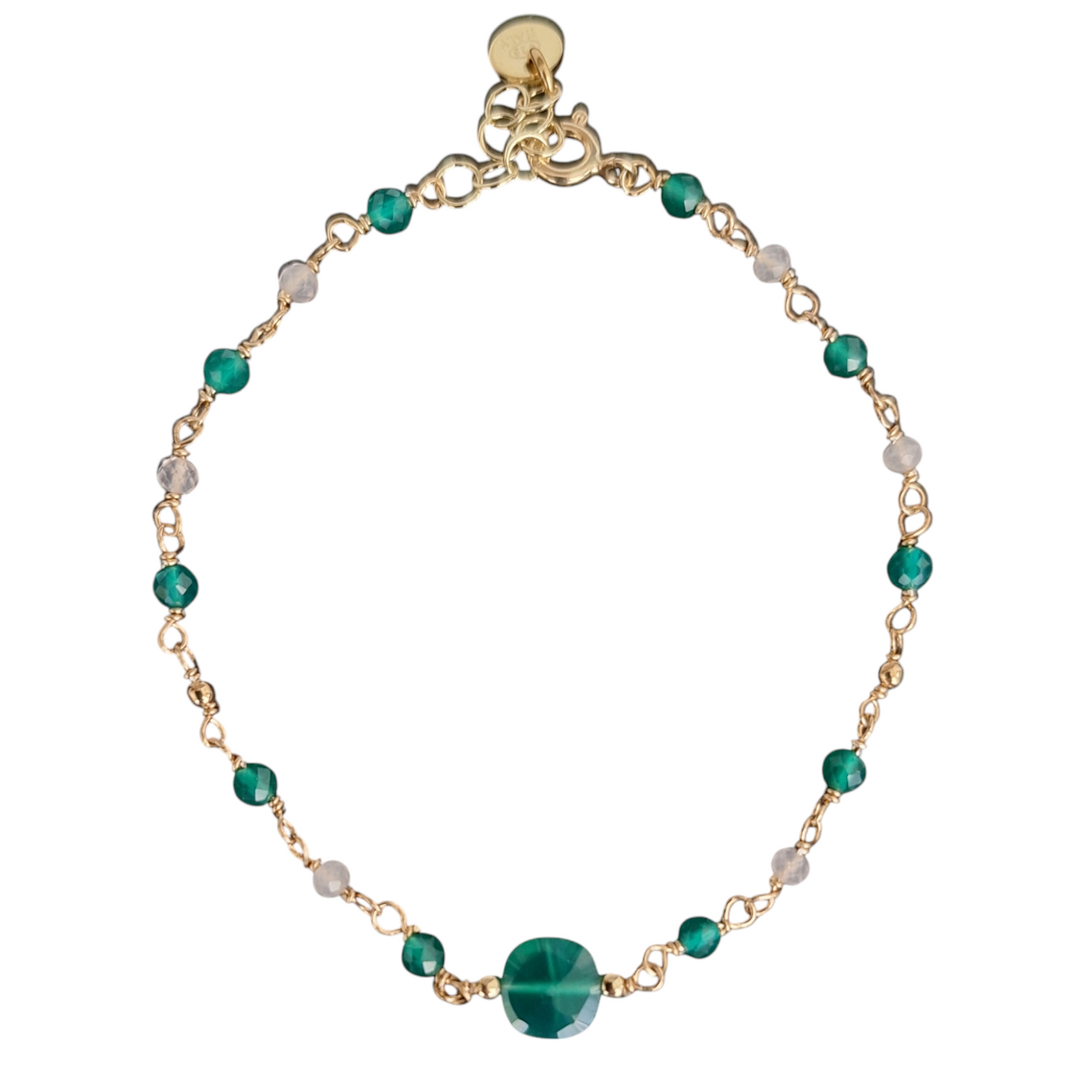 BRACCIALE CON ZIRCONI ONICE E QUARZO