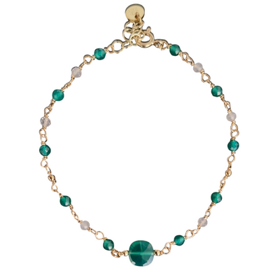 BRACCIALE CON ZIRCONI ONICE E QUARZO