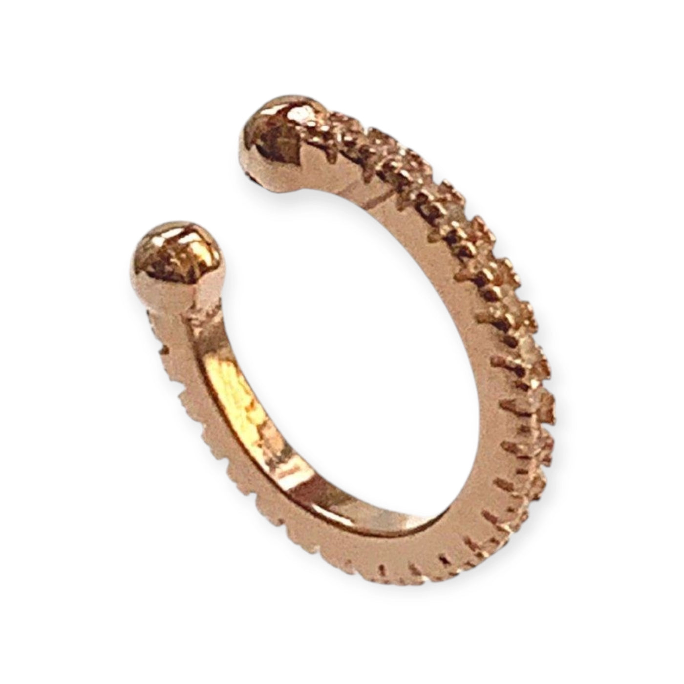 EAR CUFF CON ZIRCONI BIANCHI