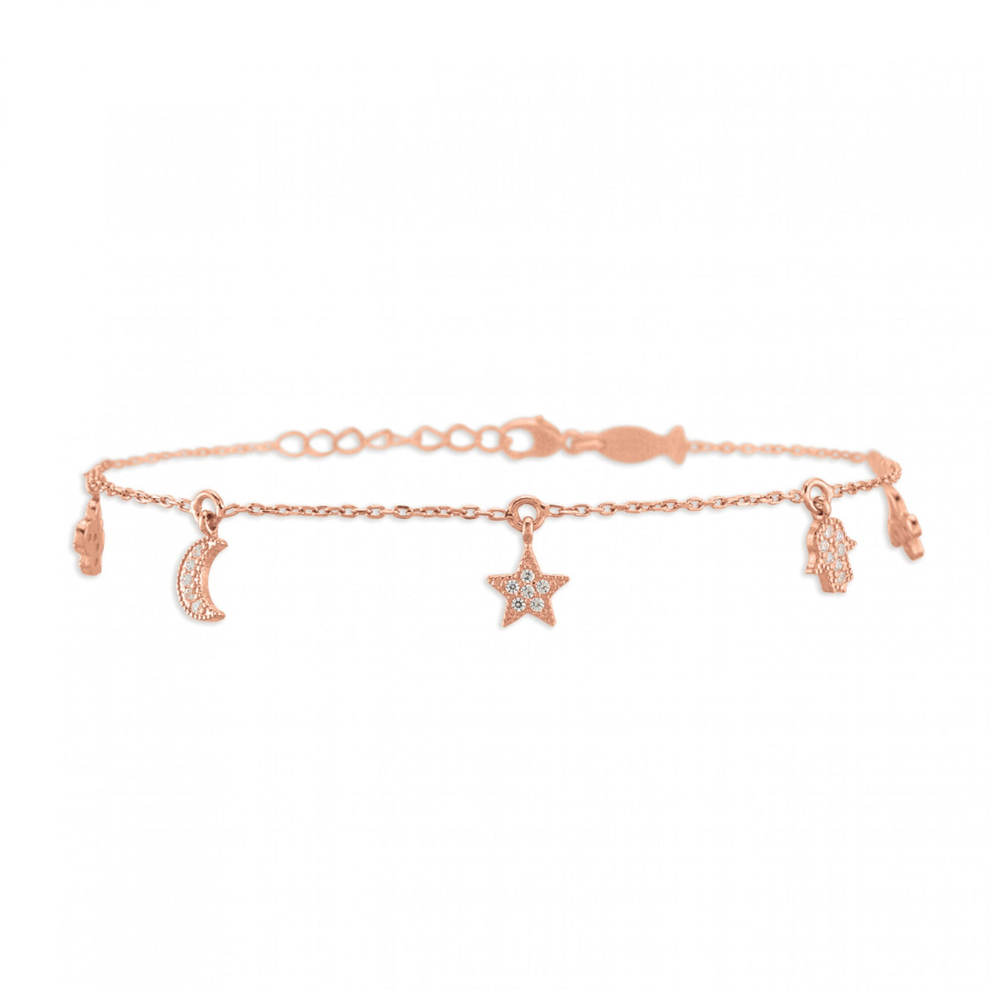 BRACCIALE 5 SOGGETTI CON ZIRCONI