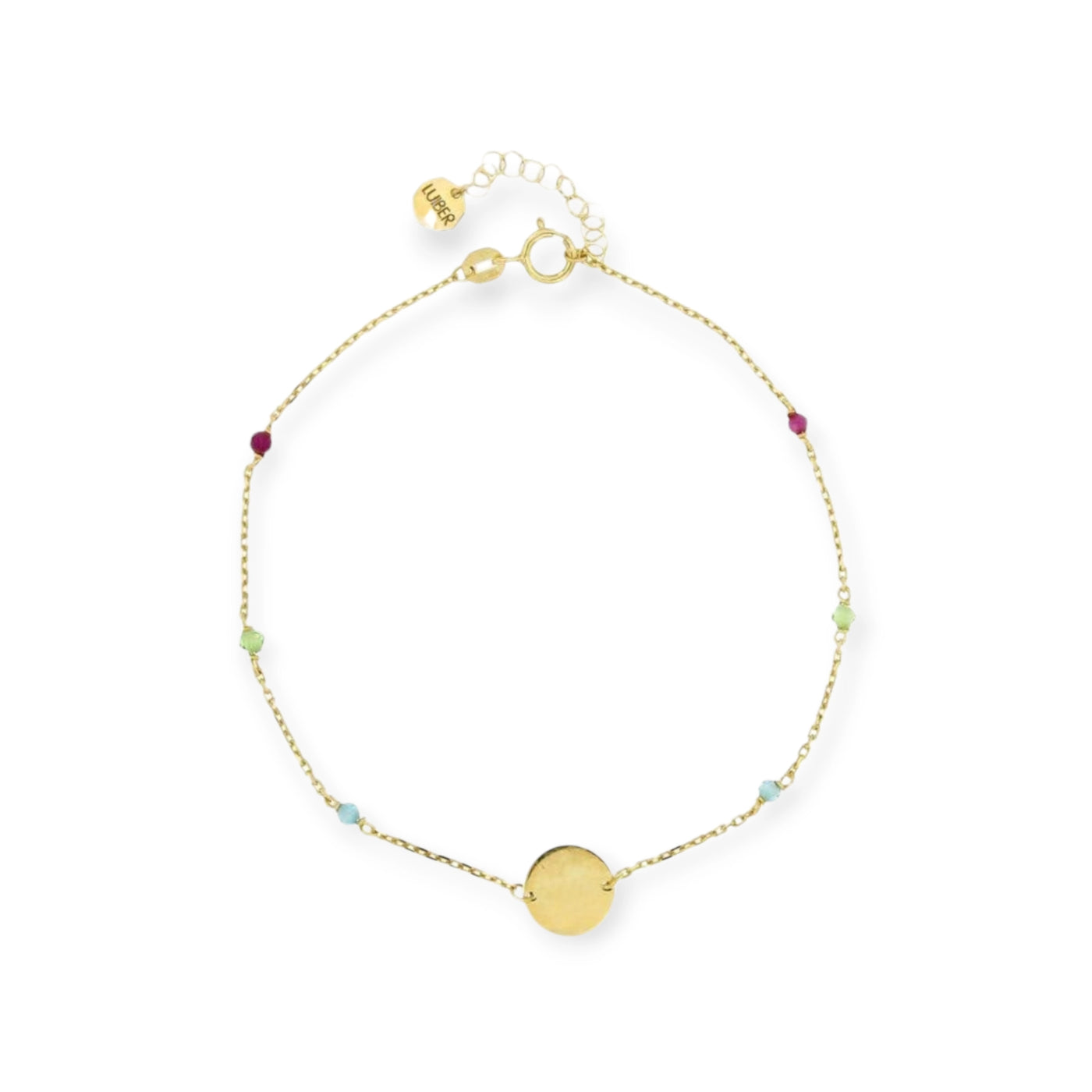 BRACCIALE TONDO CON ZIRCONI COLORATI