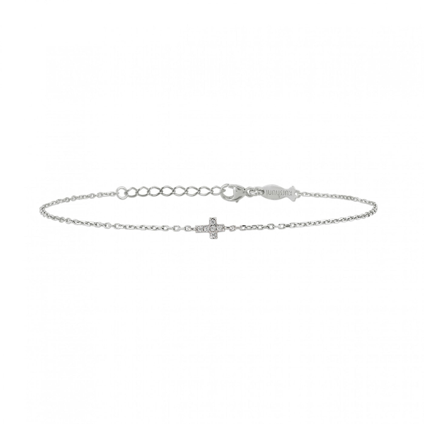 BRACCIALE CROCE ZIRCONI