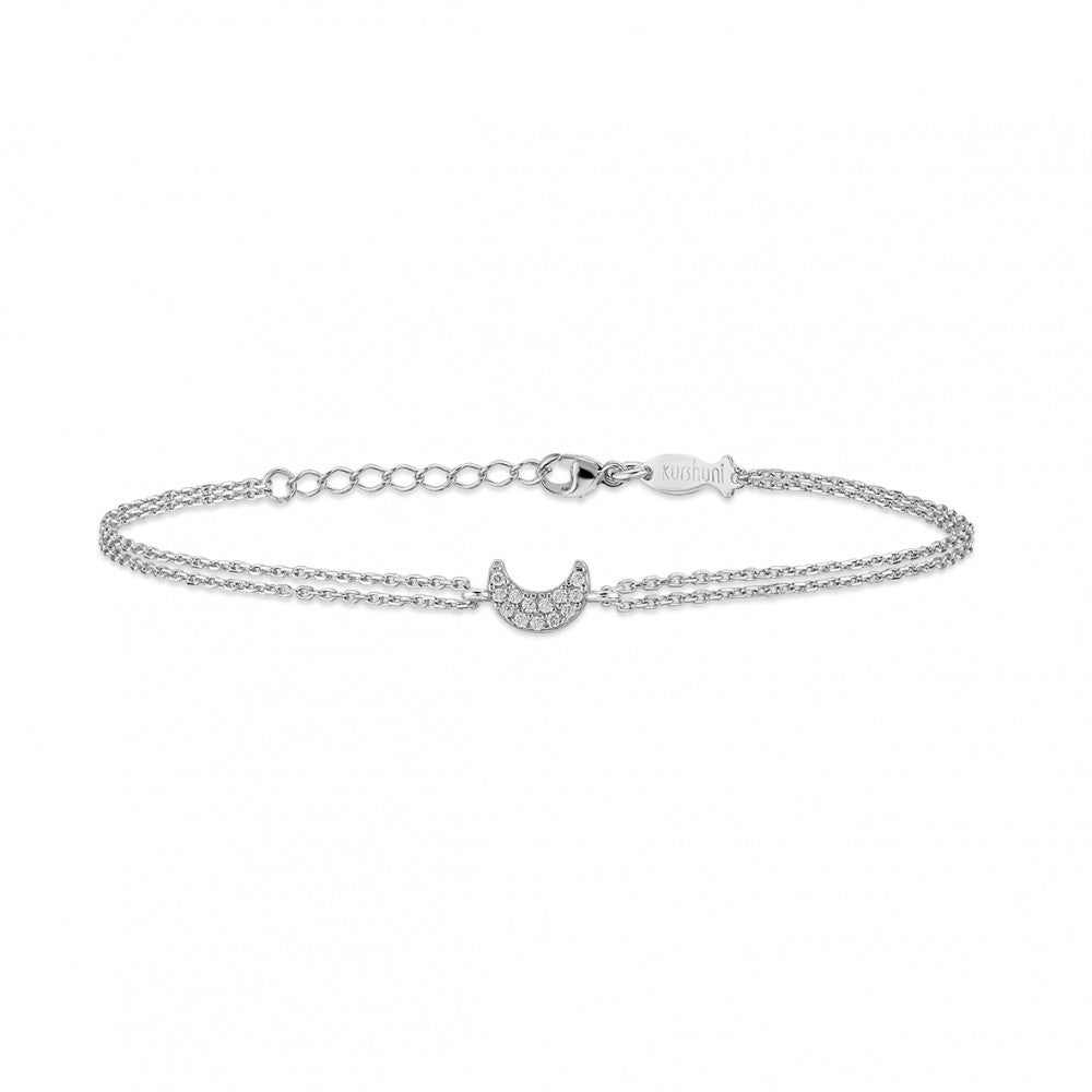 BRACCIALE LUNA ZIRCONI