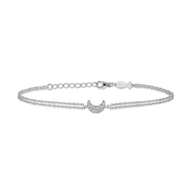 BRACCIALE LUNA ZIRCONI