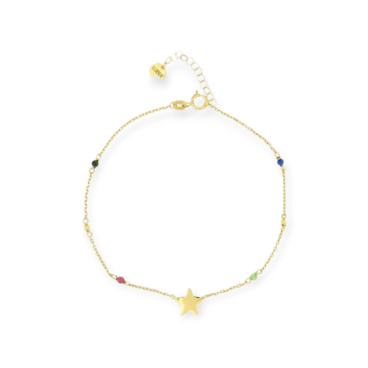 BRACCIALE STELLA CON ZIRCONI COLORATI