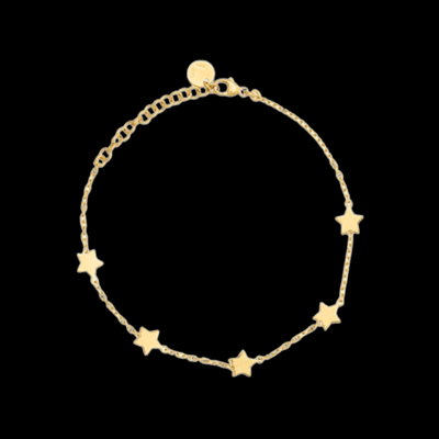BRACCIALE IN ARGENTO CON  STELLE