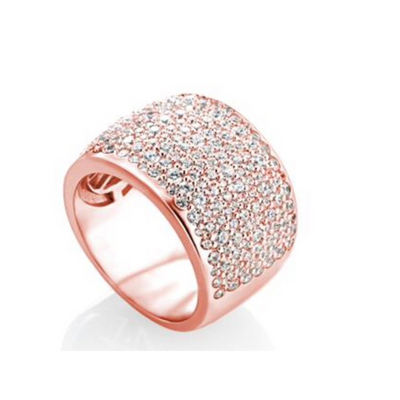 ANELLO FASCIA ZIRCONI