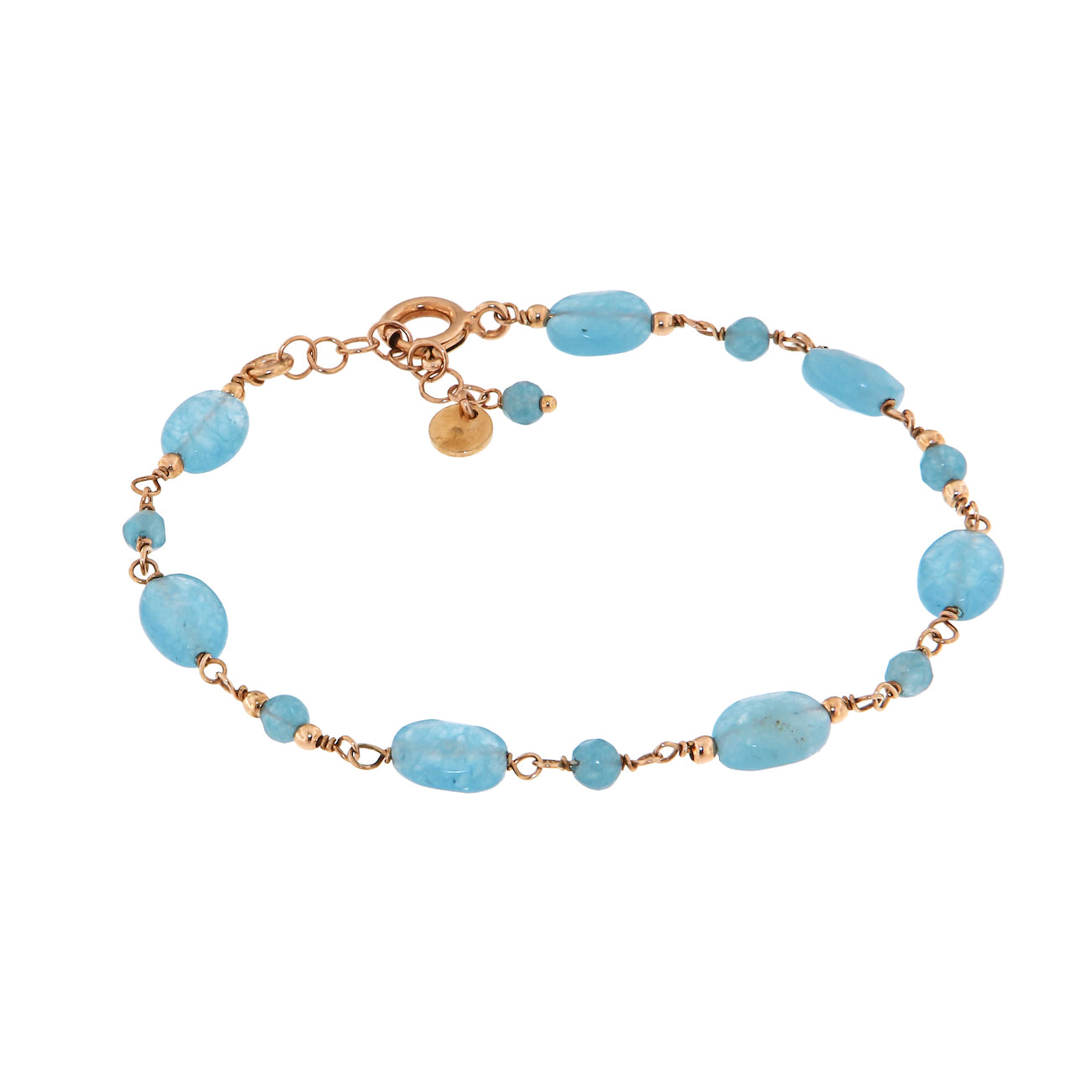 BRACCIALE CON PIETRA ANGELITE