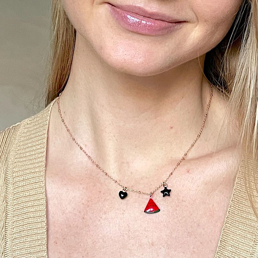 GIROCOLLO CATENINA CON CIONDOLI PERSONALIZZABILI