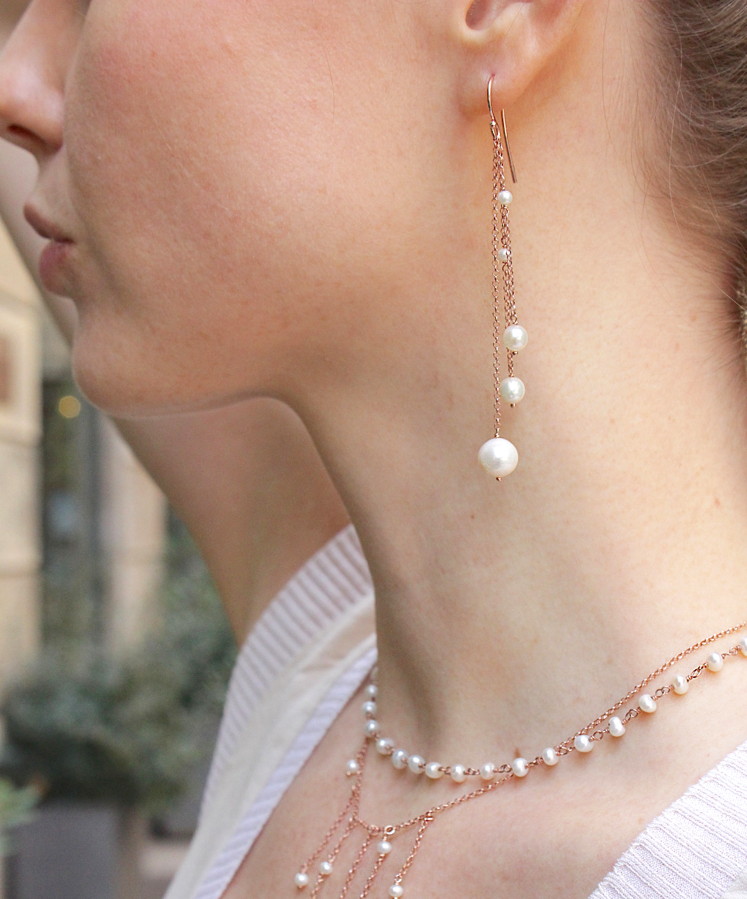Orecchini Pendenti con Kunzite e Perle Barocche | Chapeau Atelier Orecchini Pendenti con Kunzite e Perle Barocche | Chapeau Atelier